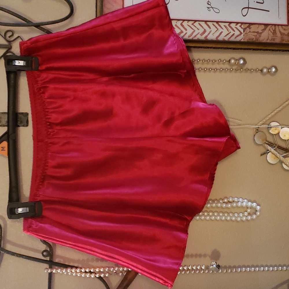 Erica Taylor Red Slip Shorts Size XL - Picture 3 of 5